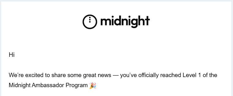 Moving on up... One level at a time!

Learn,
Grow,
Educate

<a href="/MidnightNtwrk/">Midnight</a> is coming!
$NIGHT