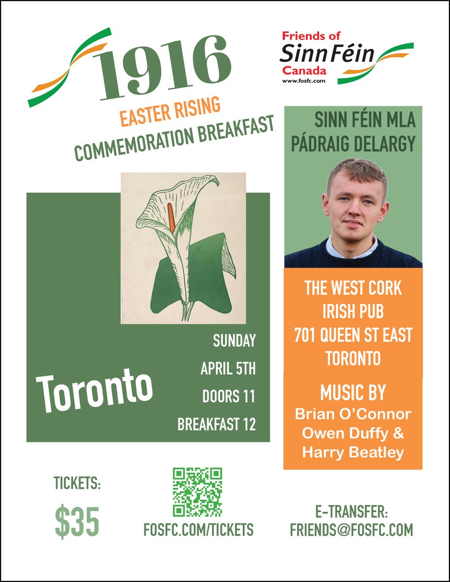 Friends of Sinn Féin Canada tweet media