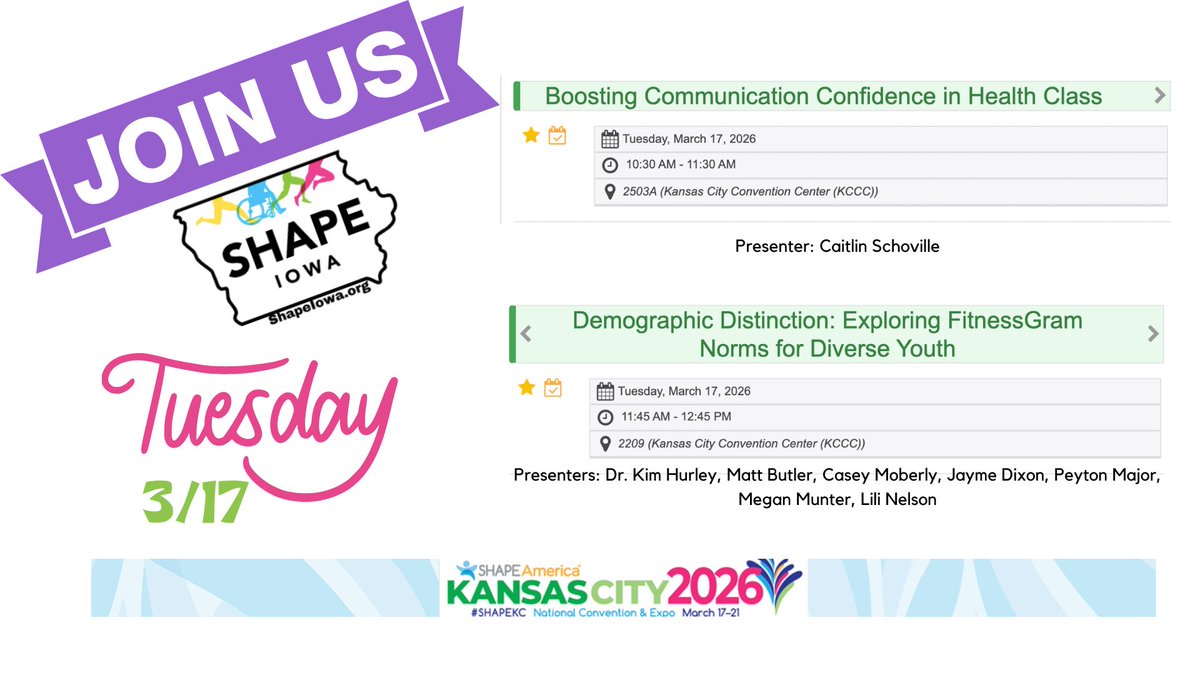 SHAPE Iowa tweet media