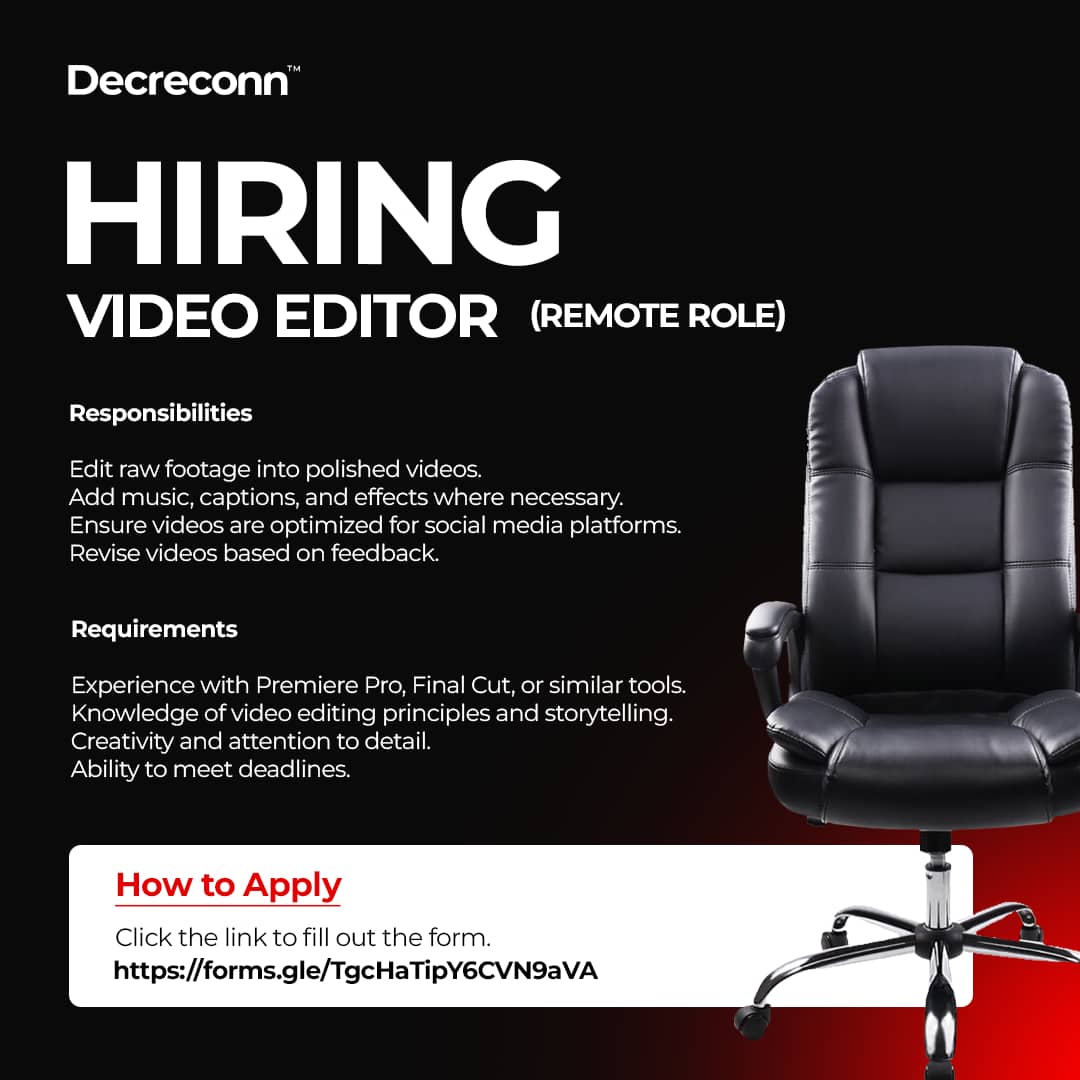 decreconn's tweet photo. Interested? Apply here:
https://t.co/LhVjnCTlB4�

#hiring #decreconn https://t.co/8sHKjvc3nR