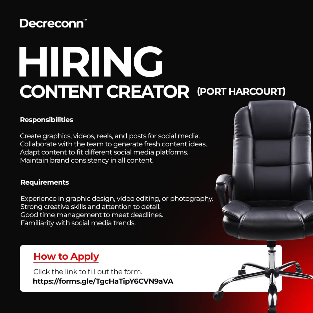decreconn's tweet photo. Interested? Apply here:
https://t.co/LhVjnCTlB4�

#hiring #decreconn https://t.co/wmgq50J06W