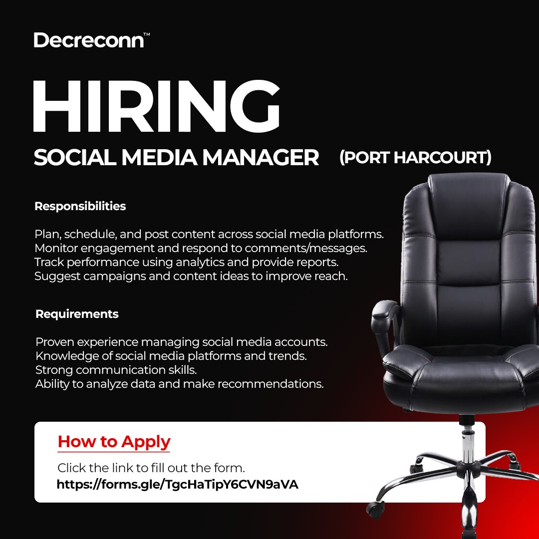 decreconn's tweet photo. Interested? Apply here:
https://t.co/LhVjnCTlB4�

#hiring #decreconn https://t.co/fmVlkp7Kpd