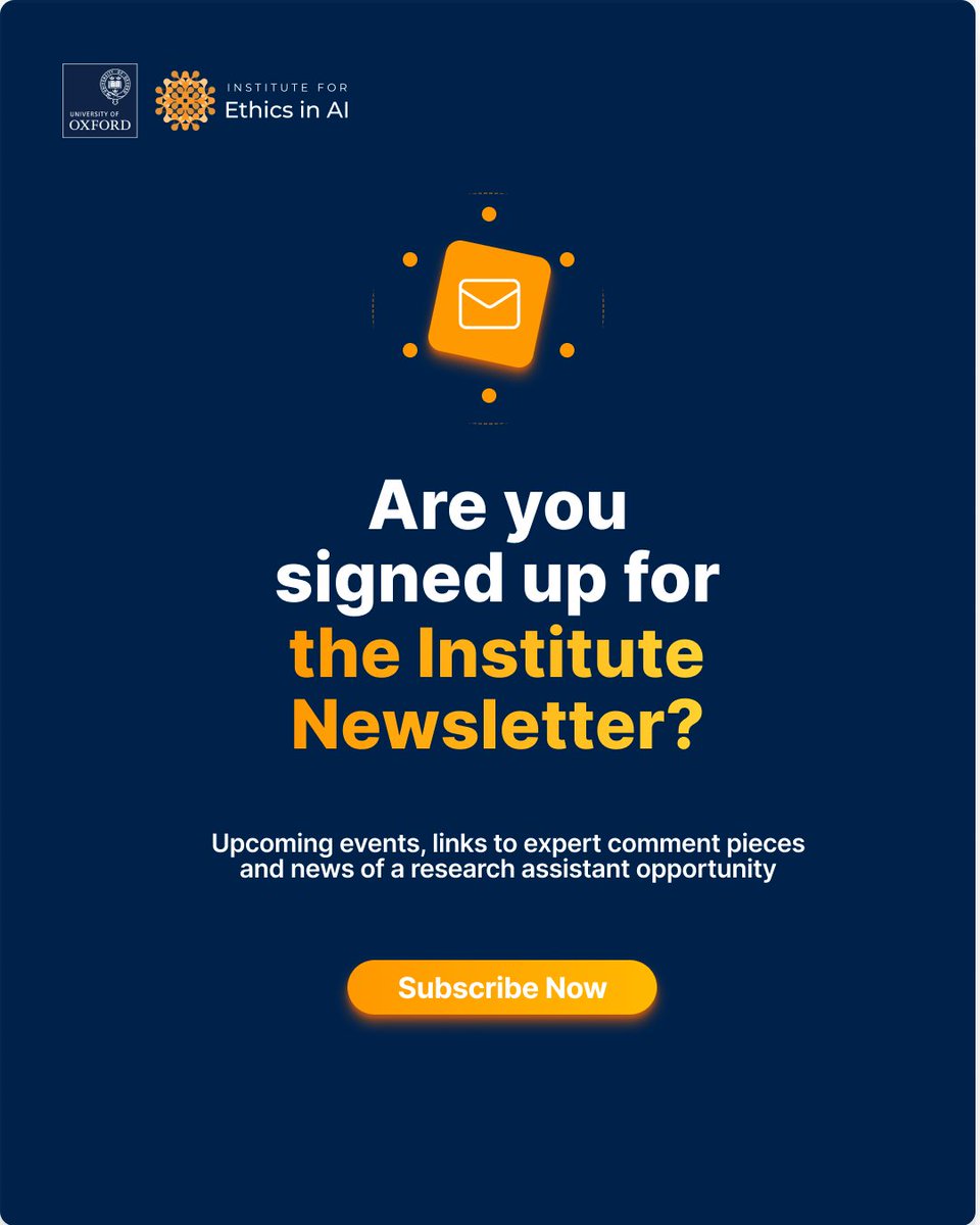 The Institute for Ethics in AI tweet media