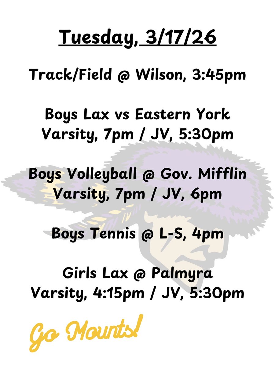 Mounts Sports tweet media