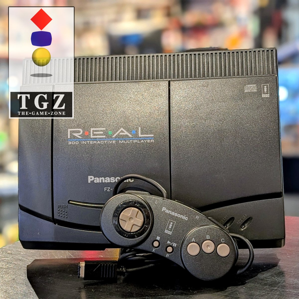 TheGameZoneGZ's tweet image. TJI! Panasonic REAL 3DO console with controller.

#Panasonic #3DO #3DOConsole #RetroGaming #TheGameZone #HillsdaleNJ