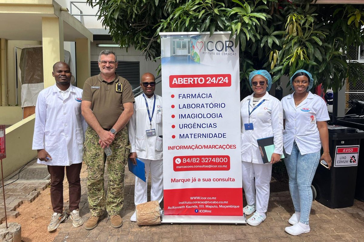 EUMAMMozambique's tweet photo. More than 20 military & civilian personnel from the #EUMAMMOZ 🇪🇺🇲🇿 went to the #ICOR to donate blood. 🩸
Over a two-day campaign, the military personnel took part in this solidarity initiative aimed at supporting cardiac surgery programmes for underprivileged children. https://t.co/FMrhfusF2D