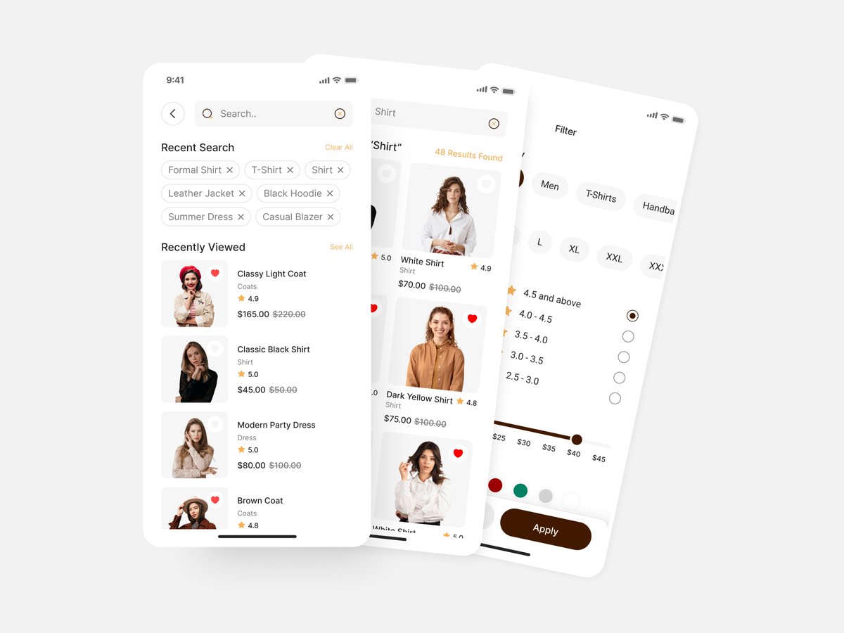 insight_lancer's tweet photo. Fashion Ecommerce Mobile App UIUX Design | Clothing Store Mobile App  UIUX Design
Visit Full Design : https://t.co/qNFJR3ag2t

#fashionecommerceapp #fashionstoreapp #clothingstoreapp #uiuxdesign #figma #applicationdesign #designer #uidesign #uxdesign https://t.co/2WXVcZ4dje