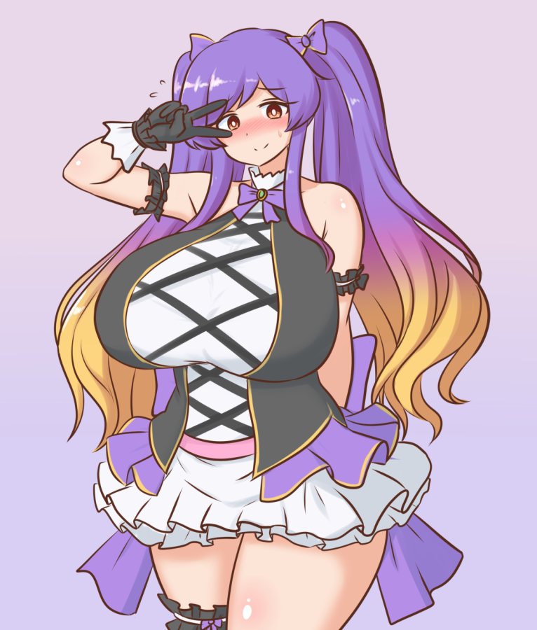 聖白蓮 「ご依頼で描きました アイドルひじりん」|いすぃのイラスト