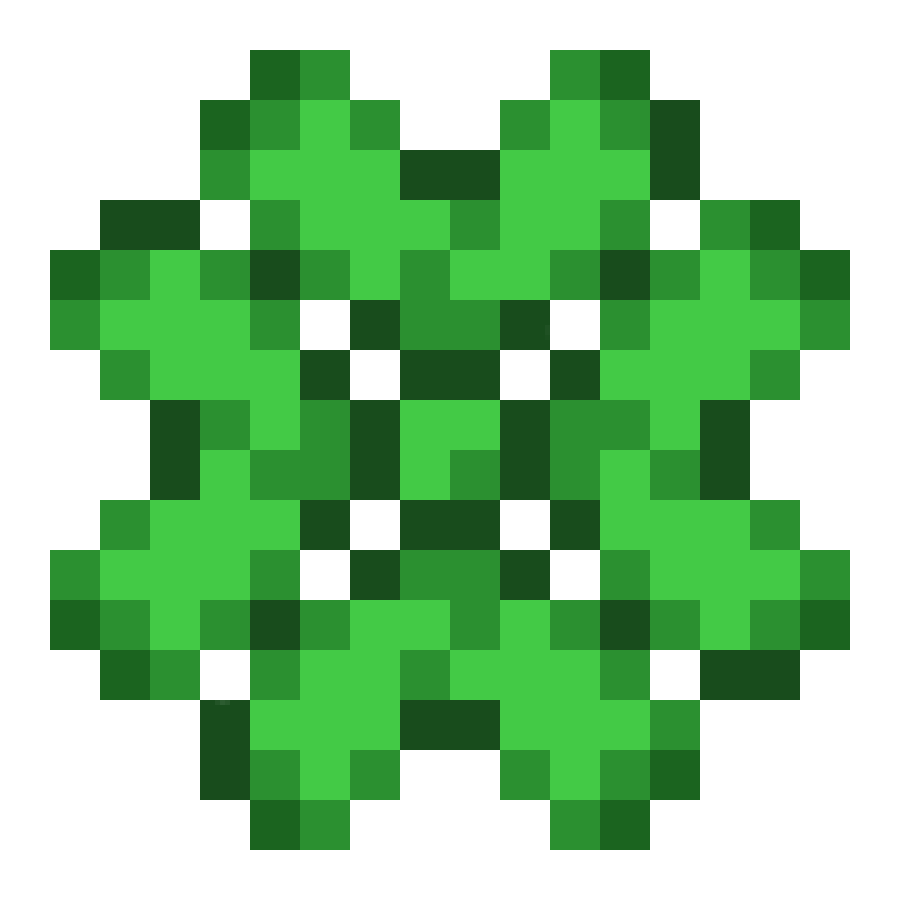 happy minecraft luck effect day 🍀