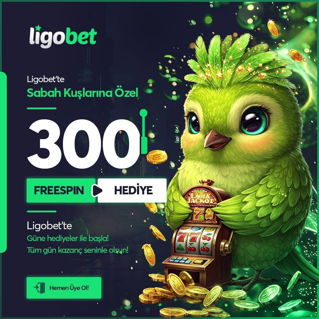 ⭐️SABAH KUŞU HEDİYE 300 FREESPIN BONUSU!

🔞Güne Özel Bedava Dönüşlerle Başla!

🔞Geçerli Saatler: 06:00 - 14:00 

🍭Oyunlar: Sweet Bonanza &amp; The Great Chicken Escape

🔞Kazancını Artırmak İçin Sabah Saatlerinde Şansını Yakala! cutt.ly/htEZi7C7

🎁 Bonus Kodu: SABAHKUSU300