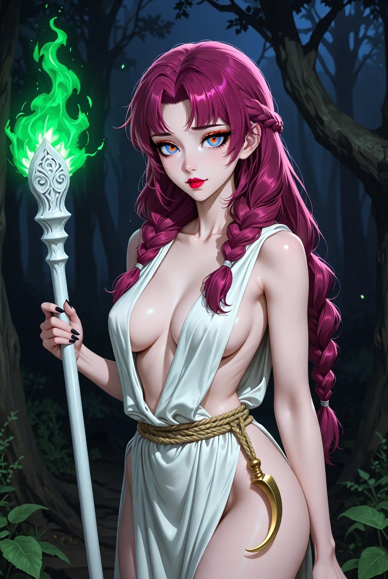 LibAi_fr's tweet photo. March Challenge
Day 16 #GreenFlameDruide
#MythsAndLegends #MarchAlChallenge #DailyArtChallenge https://t.co/34mjQz5hj4