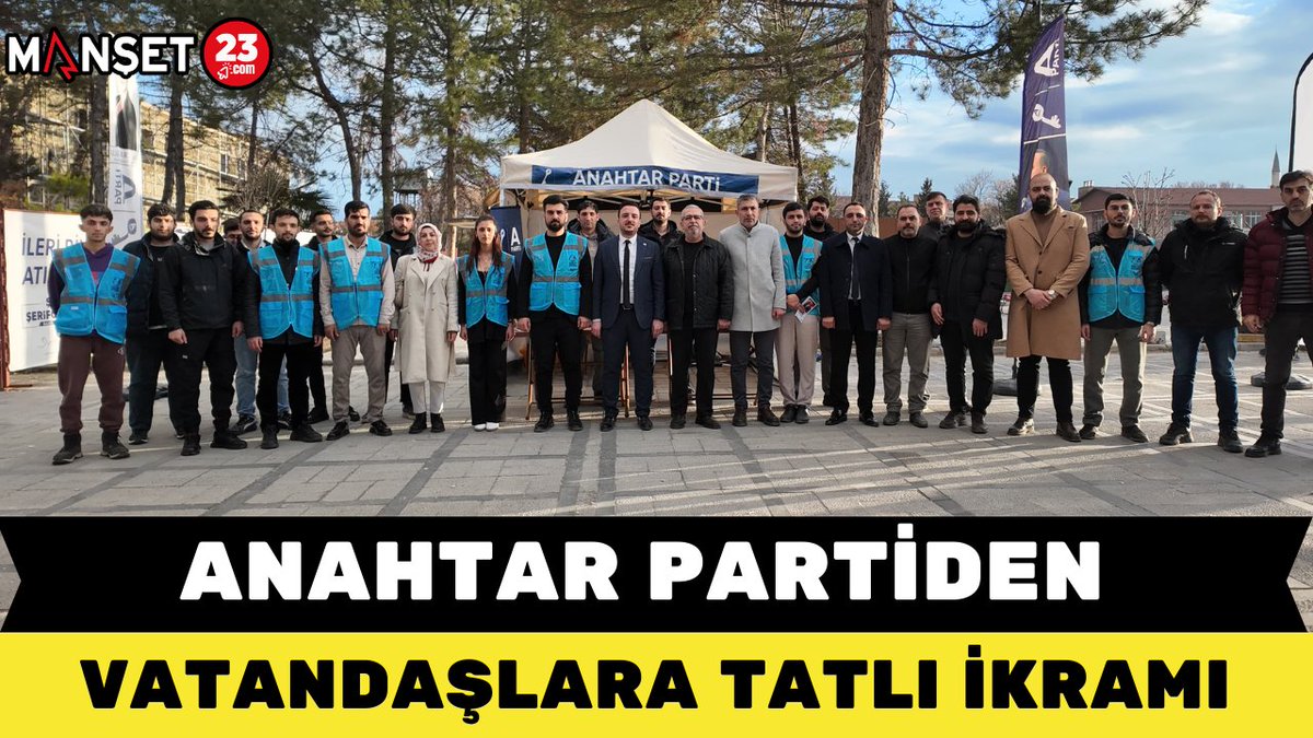 Anahtar Partiden Vatandaşlara Tatlı İkramı manset23.com/haber/anahtar-…  <a href="/anahtarparti/">Anahtar Parti</a>  <a href="/HalilSarisin/">İbrahim Halil Sarışın</a>