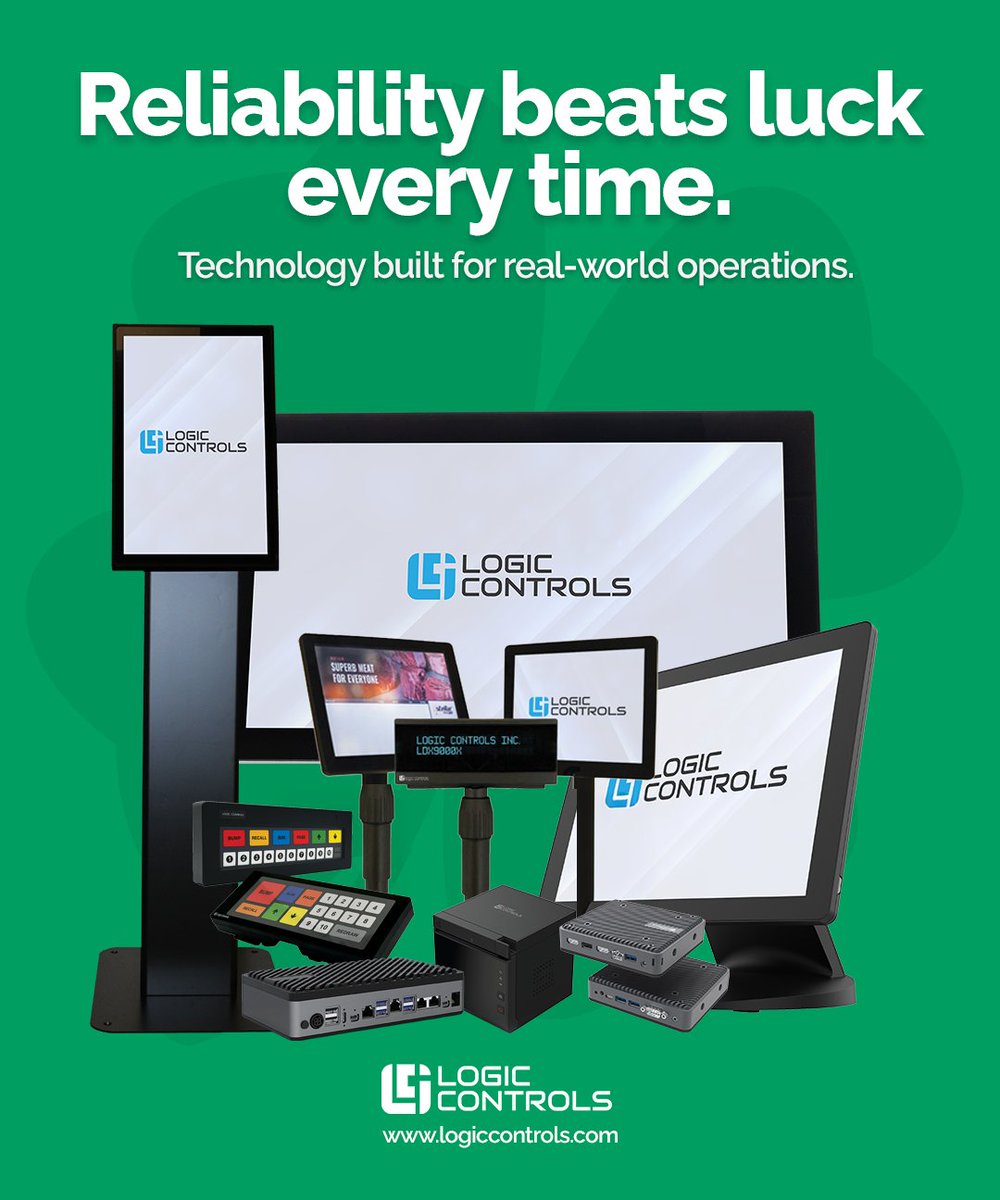 logiccontrols's tweet image. St. Patrick’s Day might be about luck, but running a restaurant or retail operation isn’t.

Logic Controls hardware is built to last in demanding environments, delivering the reliability teams depend on when things get busy.

#RestaurantTech #RetailTech #LogicControls