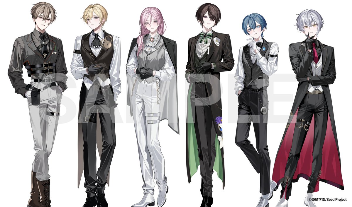 【WORK】
BOYS be MAID！の楽曲『レヴュー・ド・ヴェール』の立ち絵✧︎別ポーズver.イラスト担当させていただきました！