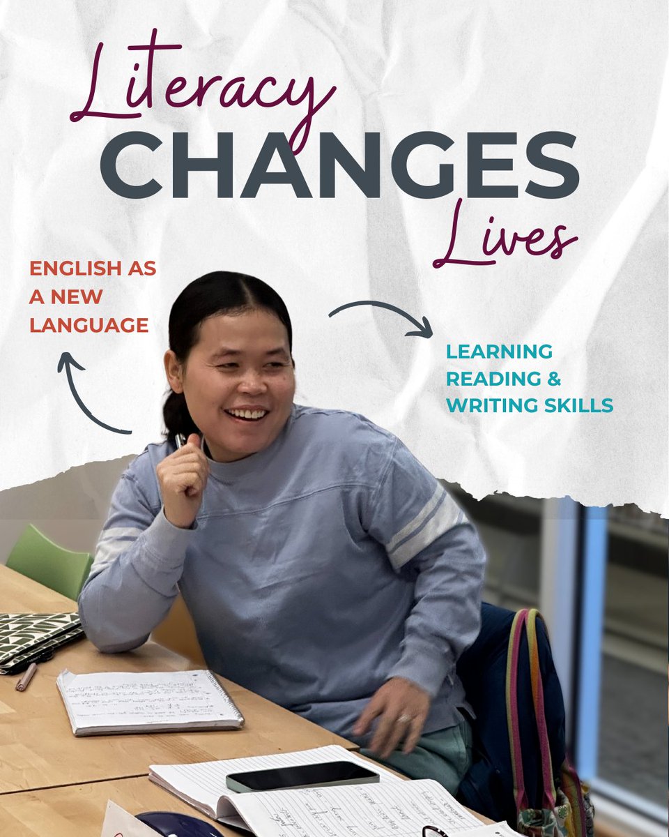 Literacy provides opportunities to grow and thrive for adult learners, including student, Day Tu. Classes are offered daily at community locations to support continued learning. Want to support literacy? Consider making a donation today!

Support Literacy: bit.ly/2SiXmbg
