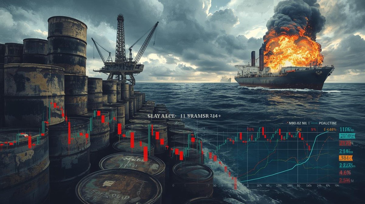Deltastock's tweet photo. Oil markets are trading pure geopolitics right now.
Brent moved $73 → $120 → <$90 in two weeks after the Iran war and the closure of the Strait of Hormuz - a route carrying ~20% of global oil flows.
Strategic reserves are being released.
OPEC+ increased output.
But traders know the real variable is time.
Short conflict → markets stabilize.
Long conflict → structurally higher oil prices.
Our latest breakdown covers:
  • The scale of the supply shock
  • Why policy responses may not work
  • Key price scenarios from major banks
  • Signals traders must track
Read:
  👉 https://t.co/poajNt96Qz

58% of retail CFD accounts lose money.
#Oil #Brent #Commodities #Trading