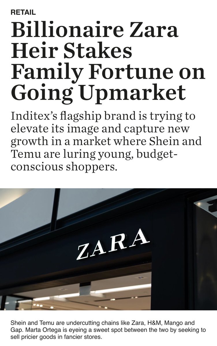 Zara is making its move towards upmarket very concrete by this announcement of a collaboration with John Galliano. If this goes as planned, we may get better quality, well designed clothes at perhaps COS/Frankie Shop prices