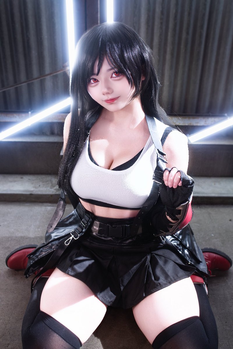 yumeqgb1's tweet photo. Cosplay ティファ・ロックハート/ FF VII https://t.co/TgPg6mNnB7