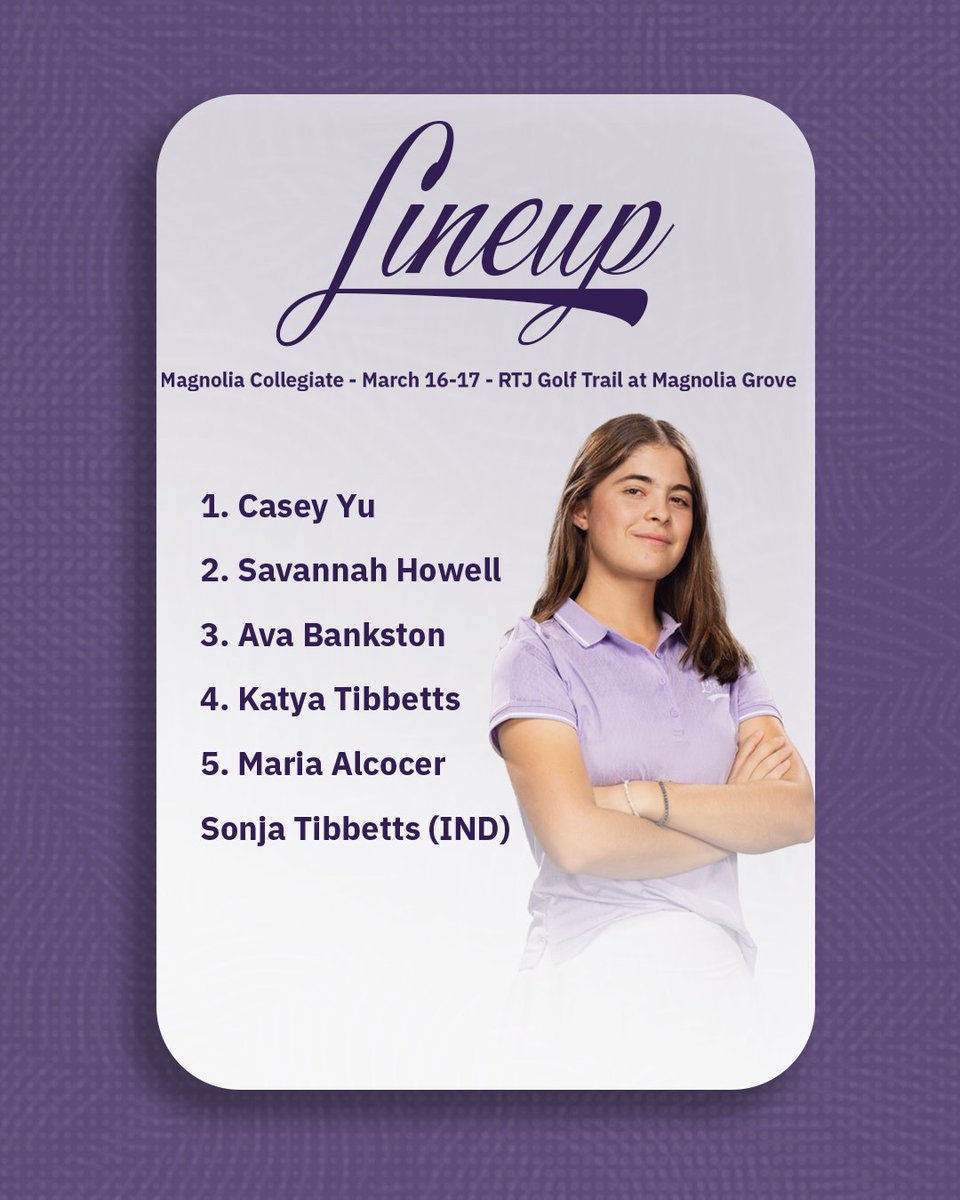 Lipscomb Women’s Golf tweet media