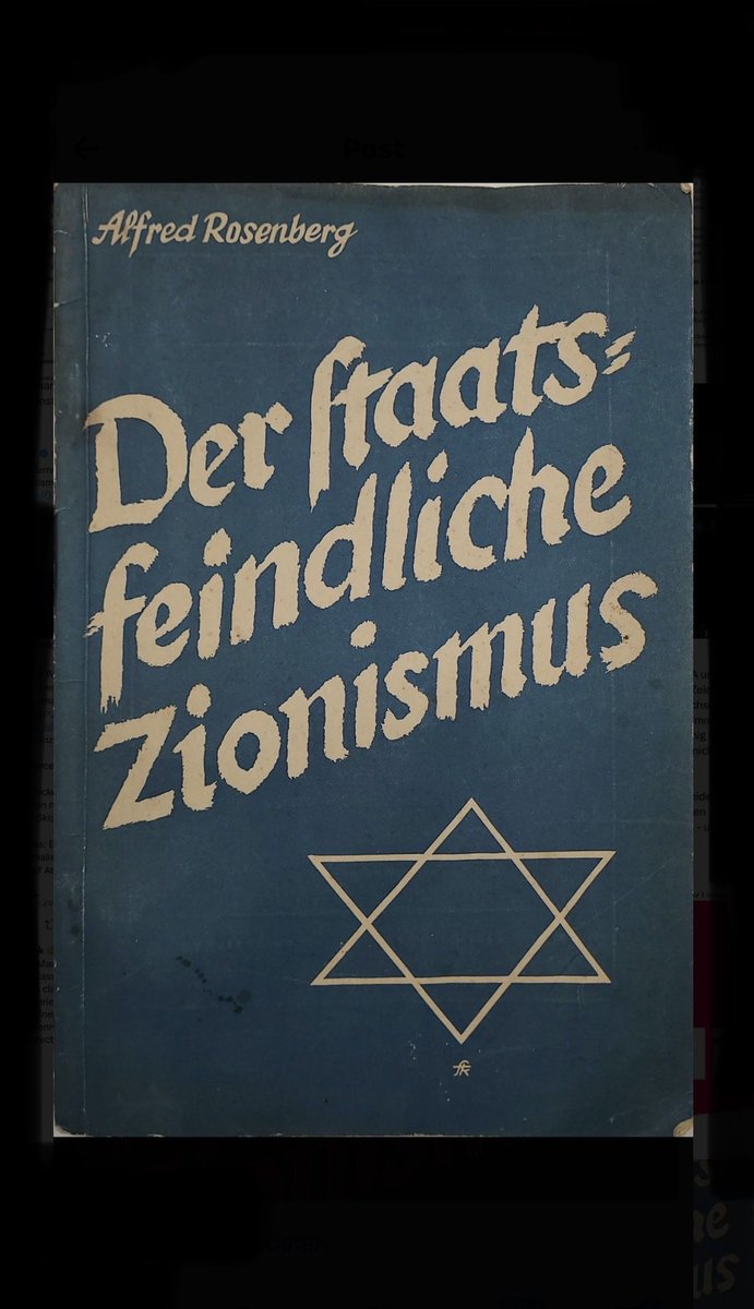 Wenn euch linkswoke "Völkerrechtsexperten" mal wieder erklären wollen, dass Antizionismus nichts mit #Antisemitismus zu tun hätte und es völlig leigitim wäre, wenn eine Partei ihn in ihrem Markenkern verankern würde: Alfred Rosenberg war der führende Ideologe der NSDAP!
