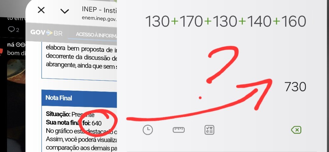 Morg_anaa's tweet photo. Alguém me explica que ainda foi essa que o inep fez pra me deixar com essa nota VSFFF https://t.co/6e0a1T5MIV
