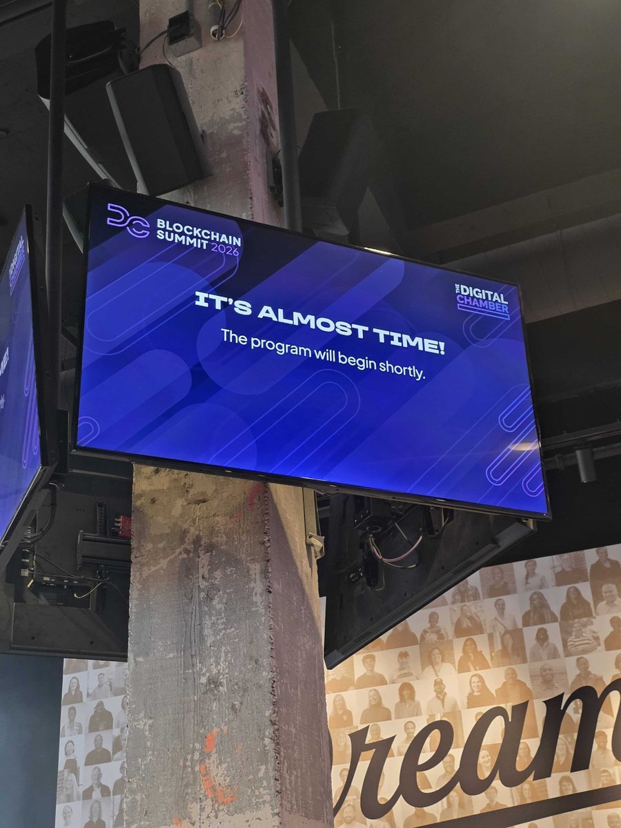 CCNCitizens's tweet photo. ๐ Kicking off the Digital Chamber Blockchain Summit 2026 (@DigitalChamber)!
Big conversations ahead on the future of blockchain, digital assets, and policy. Letโs go! โ๏ธ ๐
#Blockchain #Web3 #DigitalAssets #BlockchainSummit https://t.co/JbCDW0lkL9
