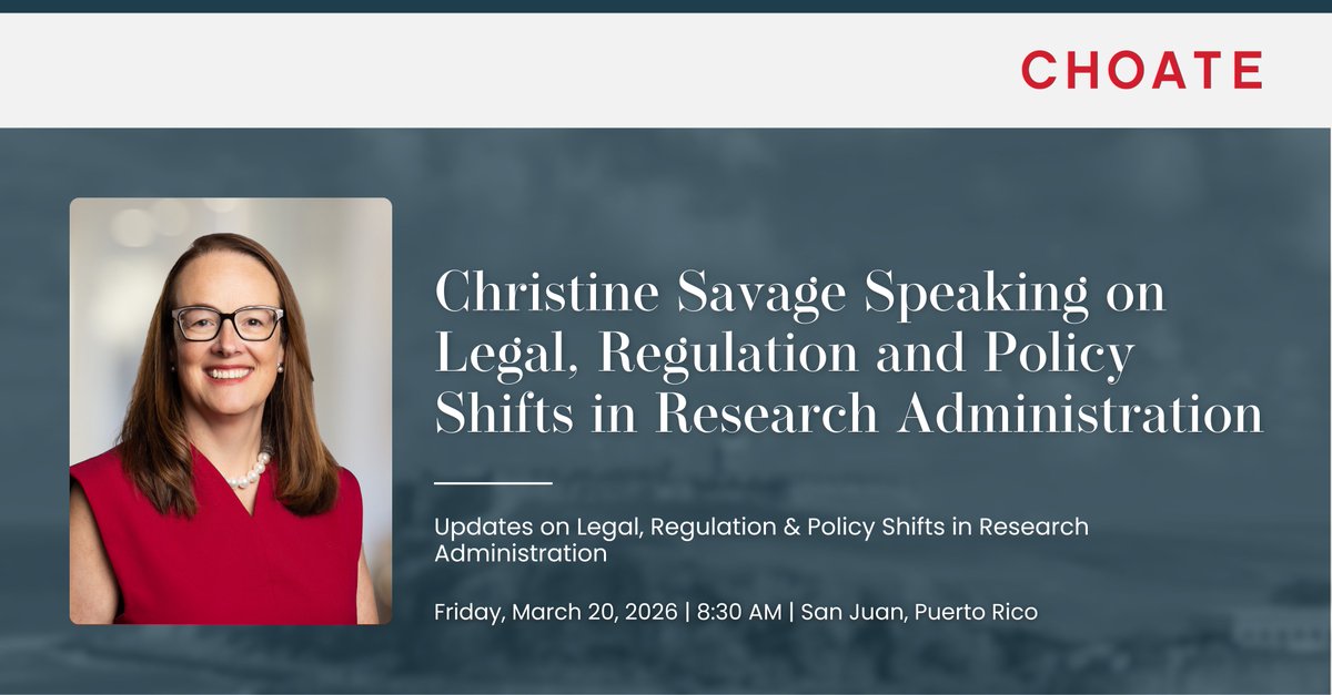 Choate LLP tweet media