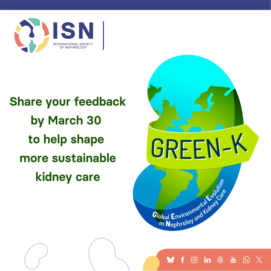 Int Society of Nephrology tweet media