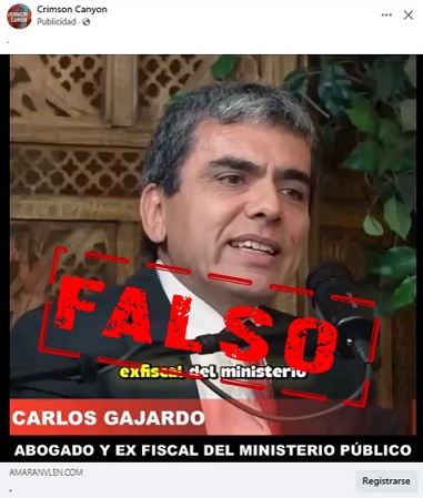 2. Facebook difunde publicidad engañosa asociada a otra plataforma de inversión NO regulada en Chile

Pagan a <a href="/facebook/">Facebook</a> para que se difunda este video (ver aquí: youtube.com/shorts/rvbdknE…) donde aparece Carlos Gajardo promocionando una plataforma de inversión para residentes en
