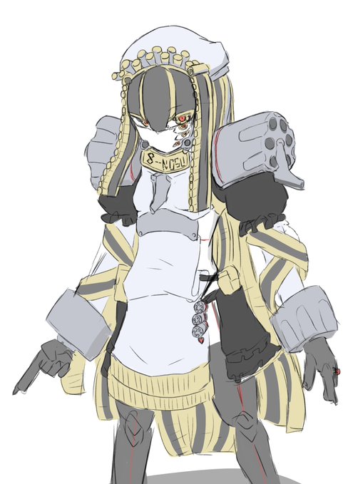 過去のメカ娘系絵……