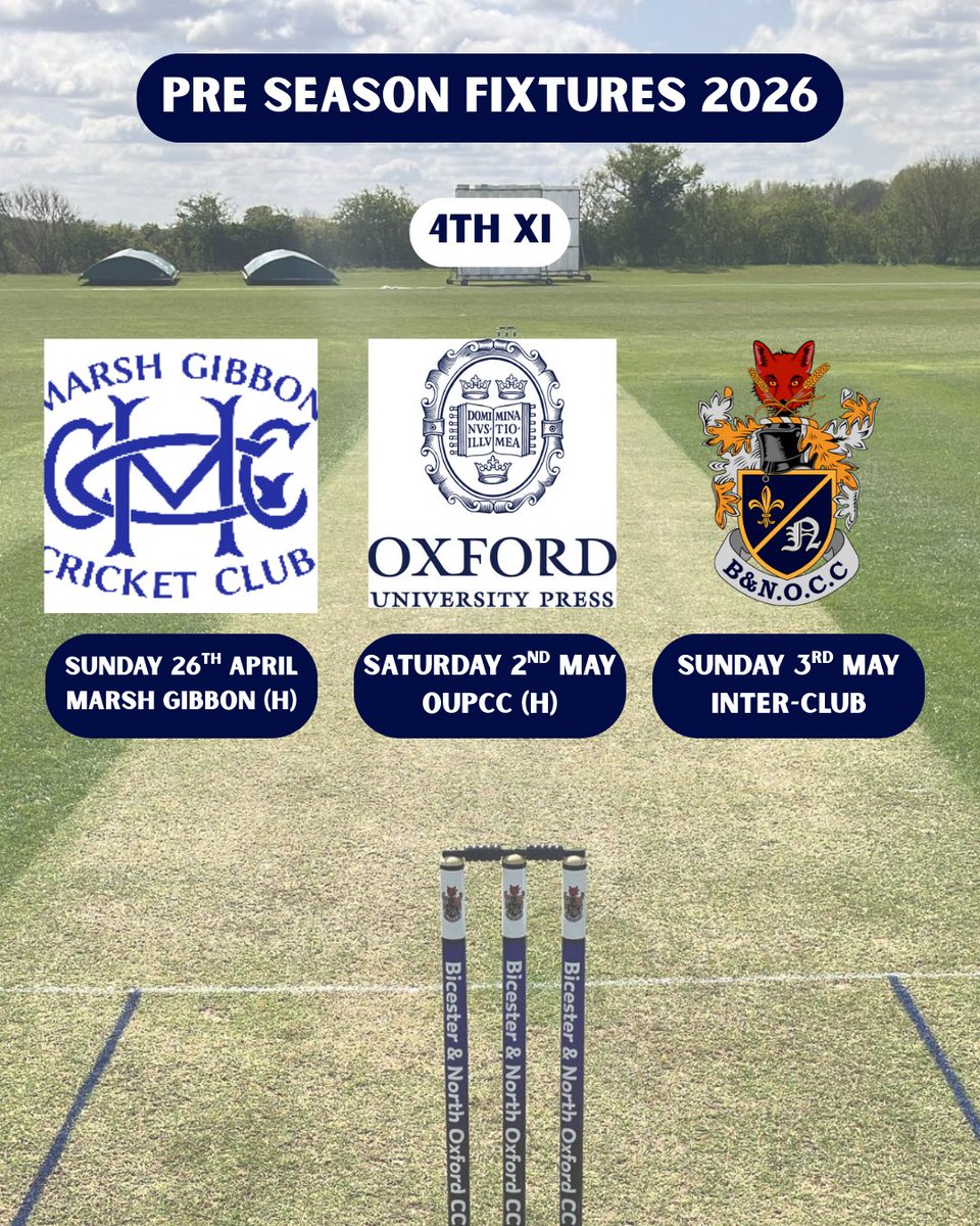 Bicester and North Oxford CC tweet media