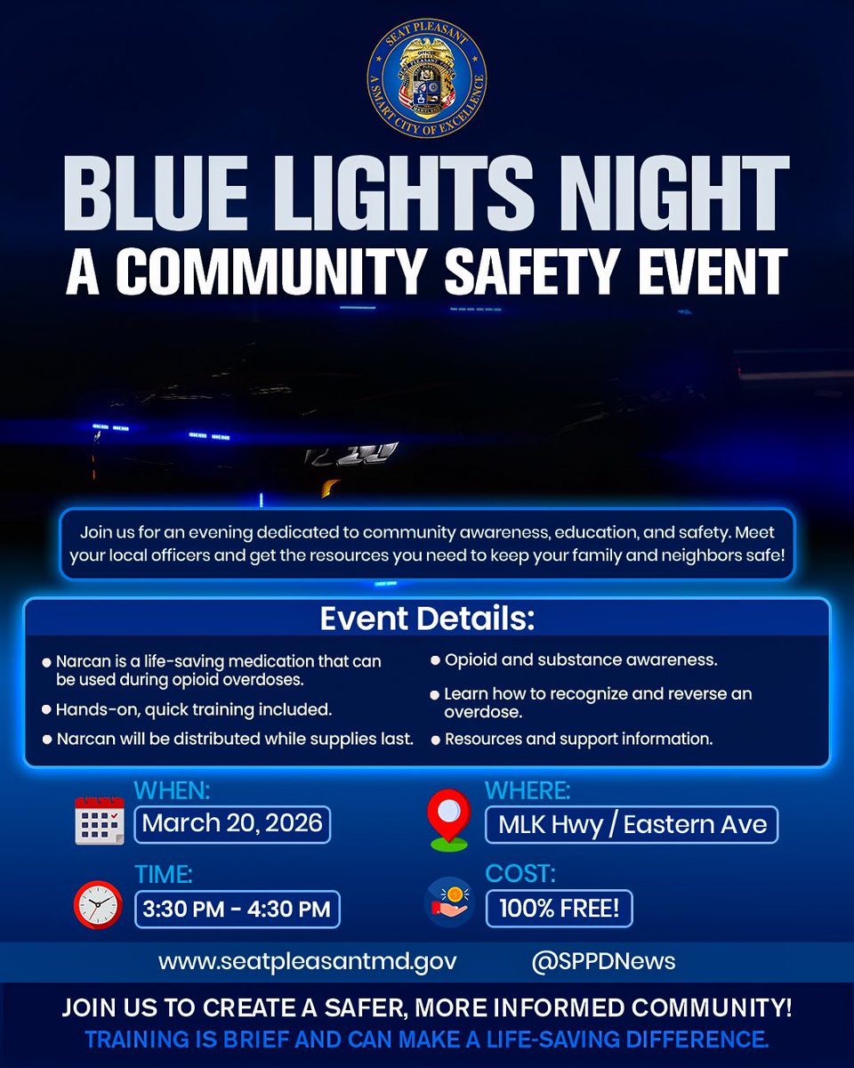 Seat Pleasant Police tweet media