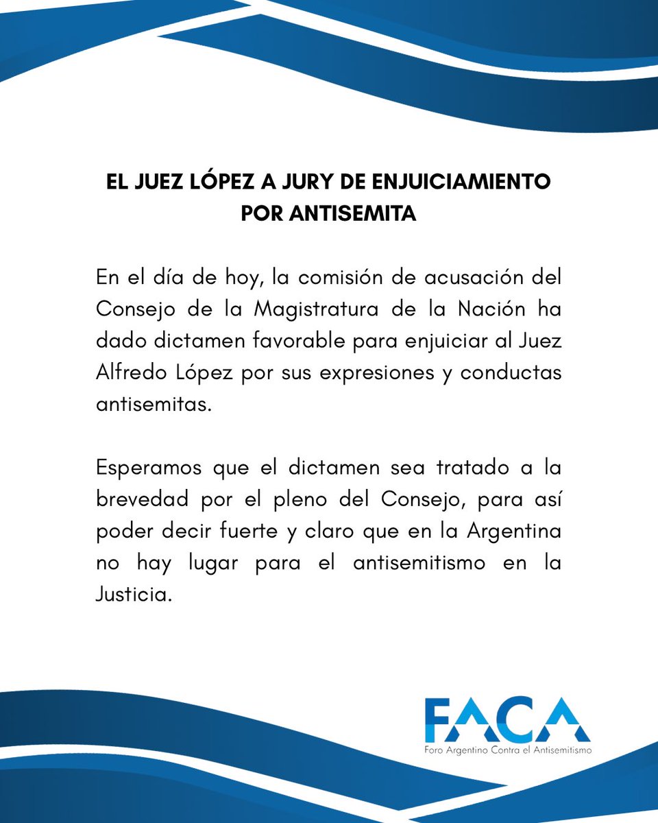 Foro Argentino Contra el Antisemitismo tweet media