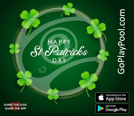 Happy St. Patrick's Day 💚🍀🍀🍀
#stpatricksday☘️ #pool #green 
#goplaypool 
#goplaypoolapp