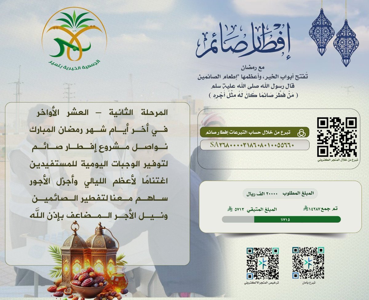 الجمعية الخيرية بتمير tweet media