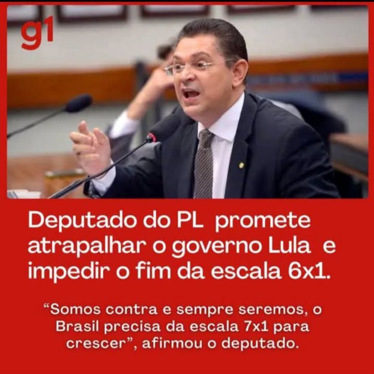 LadyCollin's tweet photo. @rickazzevedo O Congresso é composto por 72% de conservadores. São empresários e fazendeiros ricos. Eles são contra a escala 6x1, contra a CLT e a favor de si mesmos, apenas. Em outubro, devemos tirar esses caras e eleger candidatos de esquerda. https://t.co/ryH4gnf5wz