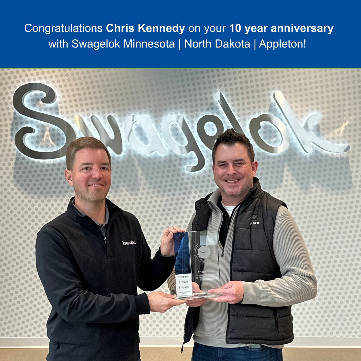 Thank you, Chris! We appreciate the experience and dedication you bring to our team. Your contributions are truly appreciated.