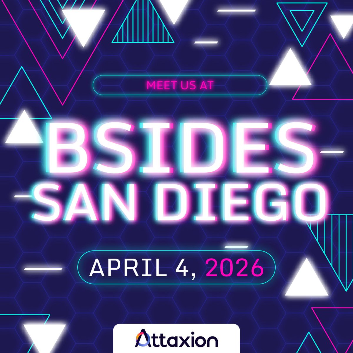 attaxion's tweet photo. Heading to BSides San Diego? So are we!

If you’re interested in external attack surface visibility, exposure management, and real-world security challenges, come talk to us.

Let’s meet.

#BSidesSD #CyberSecurity #EASM #SecurityCommunity https://t.co/JLcWJZTwgB