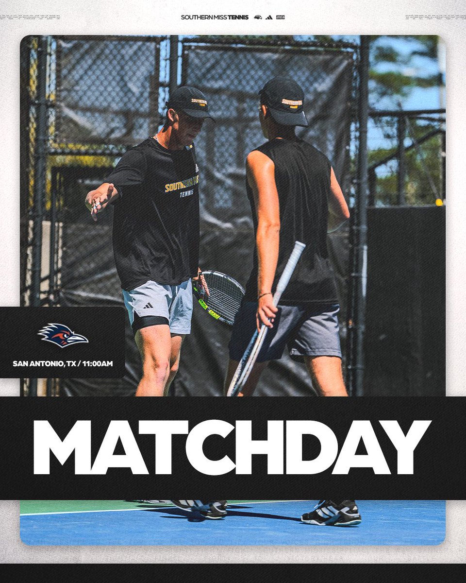 𝗚𝗼𝗹𝗱𝗲𝗻 𝗘𝗮𝗴𝗹𝗲𝘀 𝗕𝗮𝗰𝗸 𝗔𝘁 𝗜𝘁

🆚 UTSA
⏲️ 11 a.m.
📍 San Antonio, Texas

#SMTTT