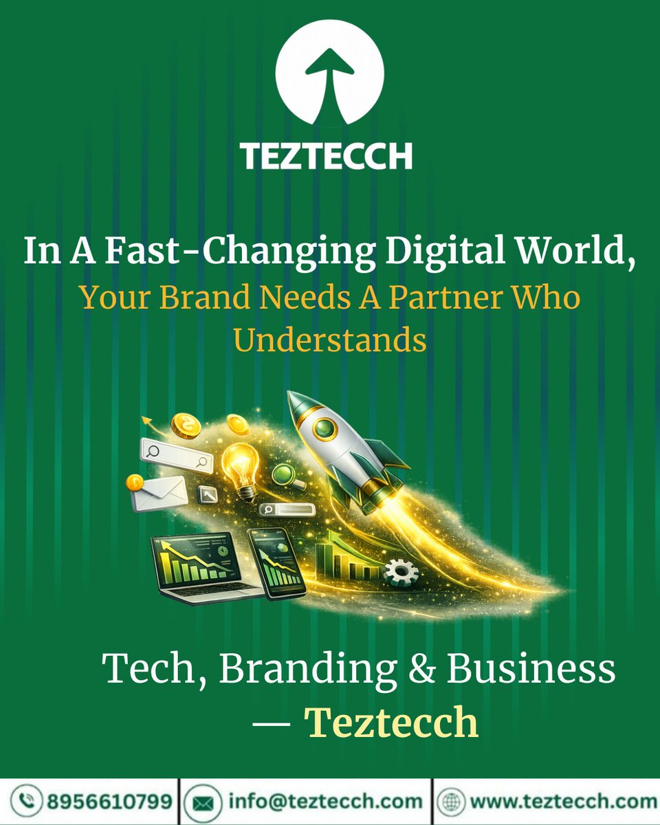 teztecch's tweet photo. Every Brand Has Potential... Our Job Is To Amplify It.✨

Success in the digital age is about more than just a website or a single campaign—it’s about creating a cohesive Digital Experience. 

#Teztecch #DigitalBranding #BusinessGrowth #TechInnovation #DigitalStrategy https://t.co/dfobo1qhJj