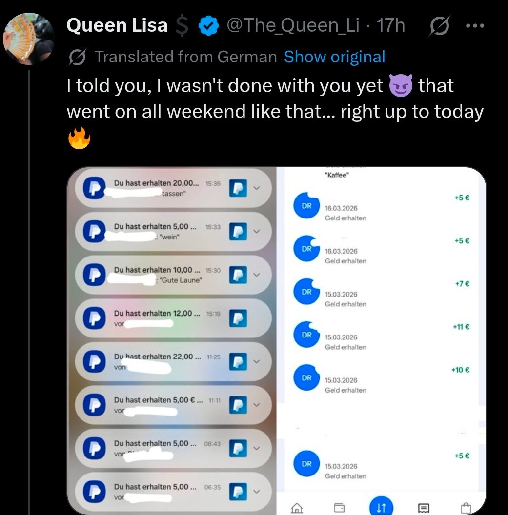 I genuinely dont understand the financial domination kink
Like why does giving a random woman online who you will never meet in real life $20 get you off?

They dont even get anything in return