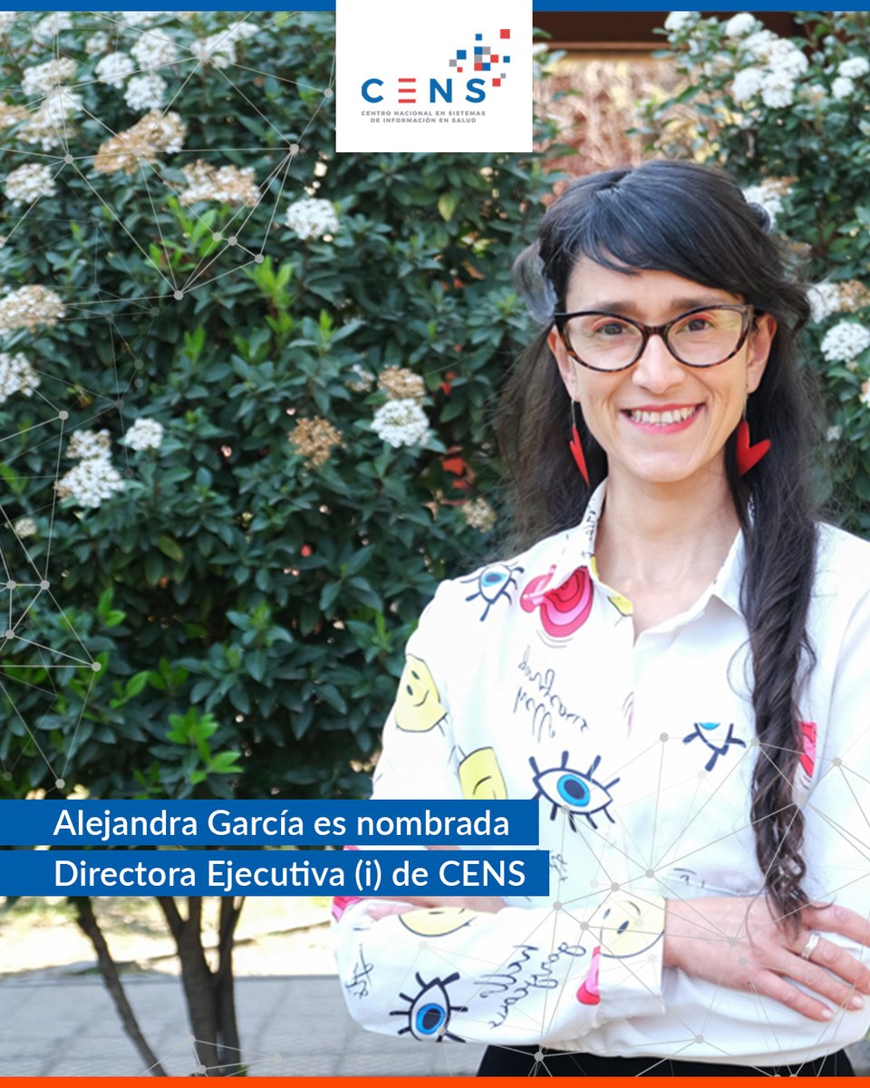 #Nombramiento | Alejandra García asumirá como directora ejecutiva interina de CENS, tras la salida de May Chomali al Ministerio de Salud.

🌐 Su nombramiento da continuidad al trabajo del Centro en un momento clave para la salud digital.

🔗 Más info:  cens.cl/alejandra-garc…