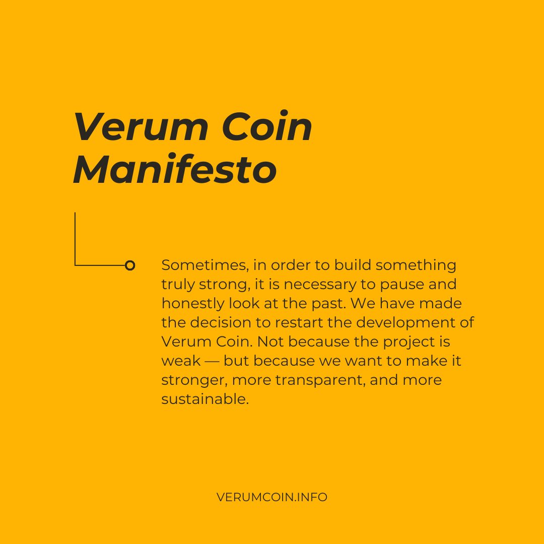 Verum Coin tweet media