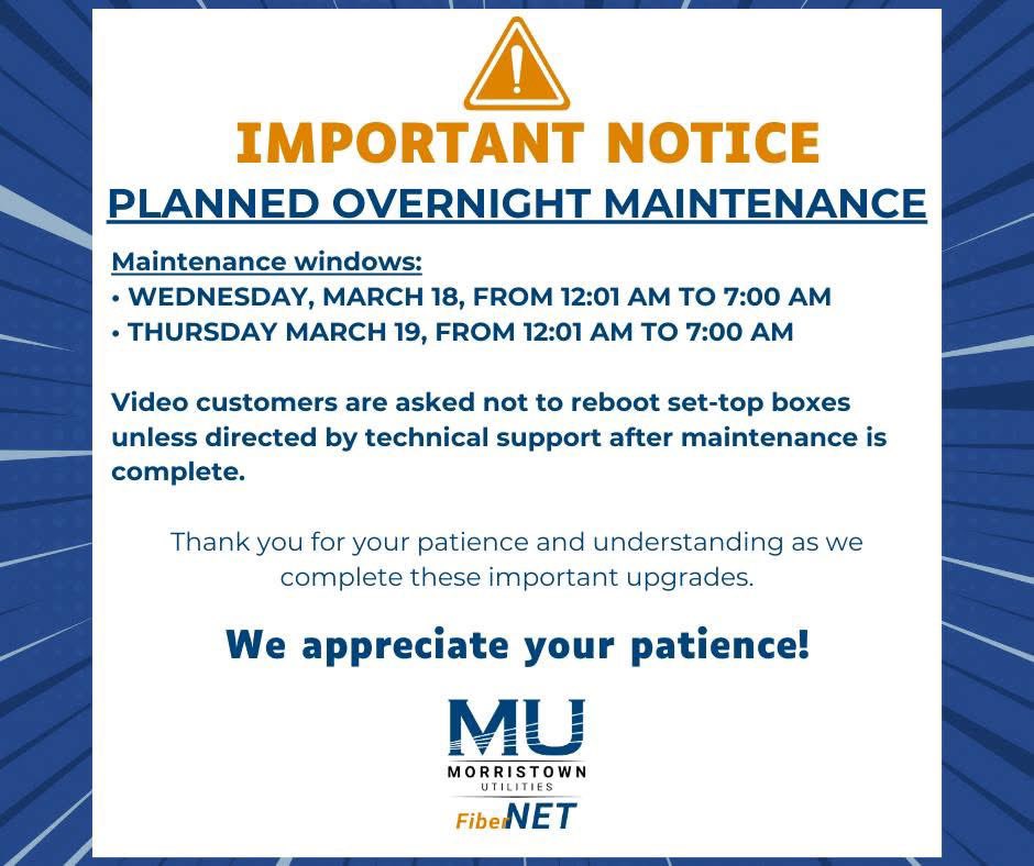 Morristown Utilities tweet media