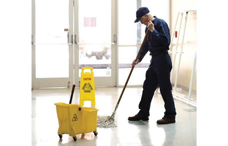 PeakErgonomics's tweet image. Tips For A Safer Mopping Experience

Workers in the cleaning industry are at higher risk for musculoskeletal disorders. MSDs include sprains; strains; and overuse injuries to the back, neck, shoulders and upper limbs.

buff.ly/KQH8E0p

#Ergonomics
#MSDs
#Hazards