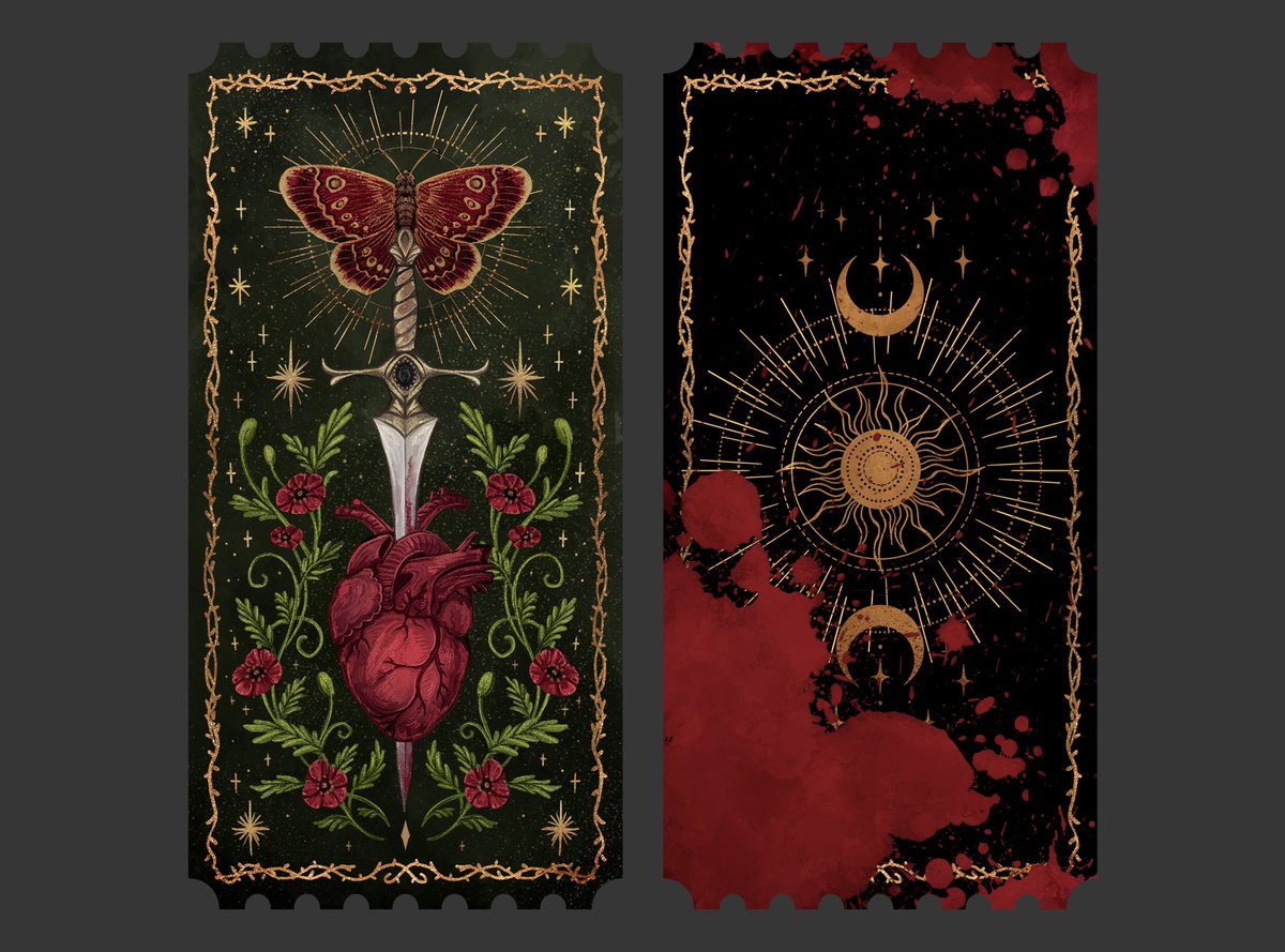 ~ 𝕮𝖚𝖗𝖘𝖊 𝖔𝖋 𝕽𝖔𝖓𝖉𝖊𝖑 ~

Ticket Card เคลือบกลิตเตอร์ด้านหน้า สำหรับลงขายในงานสัปดาห์หนังสือค่ะะ ไว้เจอกันที่งานนะคะะ 🦋🥀✨

🔪 โซน Non book - S21
🦋 บูธ Moon Manga Museum
🥀 26-28 มี.ค. 2026
🖤 ศูนย์ประชุมแห่งชาติสิริกิต์