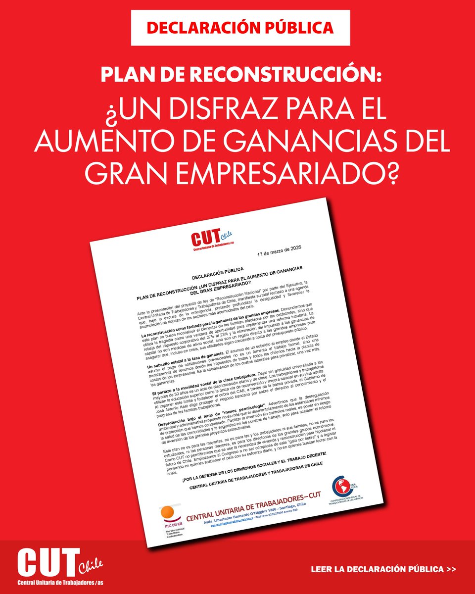 CUT Chile ✍️🗳 tweet media