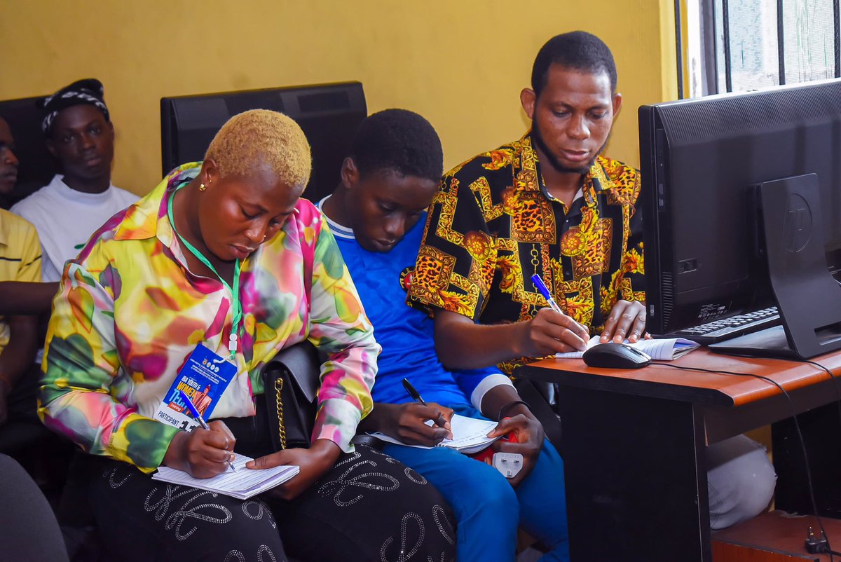 theactoras's tweet photo. When communities gain tech &amp; future skills, everything shifts.

Through TechUpNaija (Iba Edition), 150+ young people didn’t just learn,they saw new possibilities.

Access replaces limitation.
Skills create opportunity

#TechUpNaija #YouthEmpowerment #DigitalInclusion #TheActoras https://t.co/3p3qR3zT1t