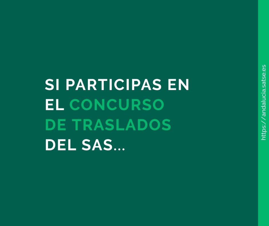 SATSE_Andalucia's tweet image. 🔔#SATSE te recuerda: Concurso de Traslados #SAS   Plazo: hasta el 31 marzo 2026 
✅ Todo vía VEC: solicitud, destinos, autobaremo y documentación 
⚠️ ¡Registra tus méritos y no esperes al último día!
🔗andalucia.satse.es/w/convocado-tr…
#enfermera #fisioterapia
