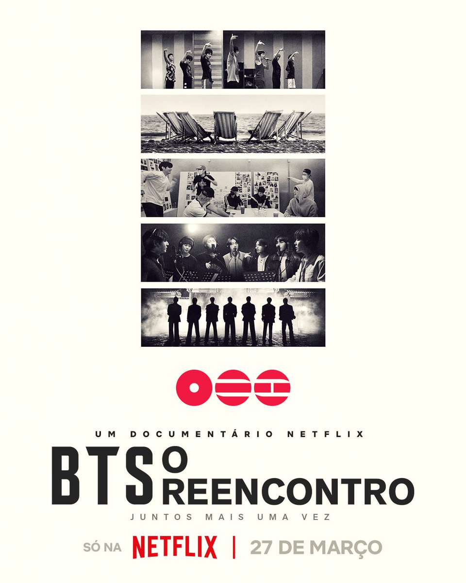 OS MAIORES! Pôster oficial de BTS: O Reencontro.